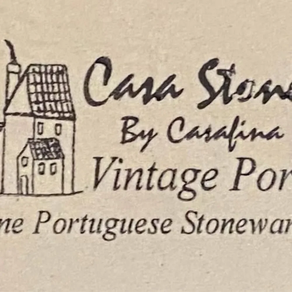 Ceramic serving dish from Portugal